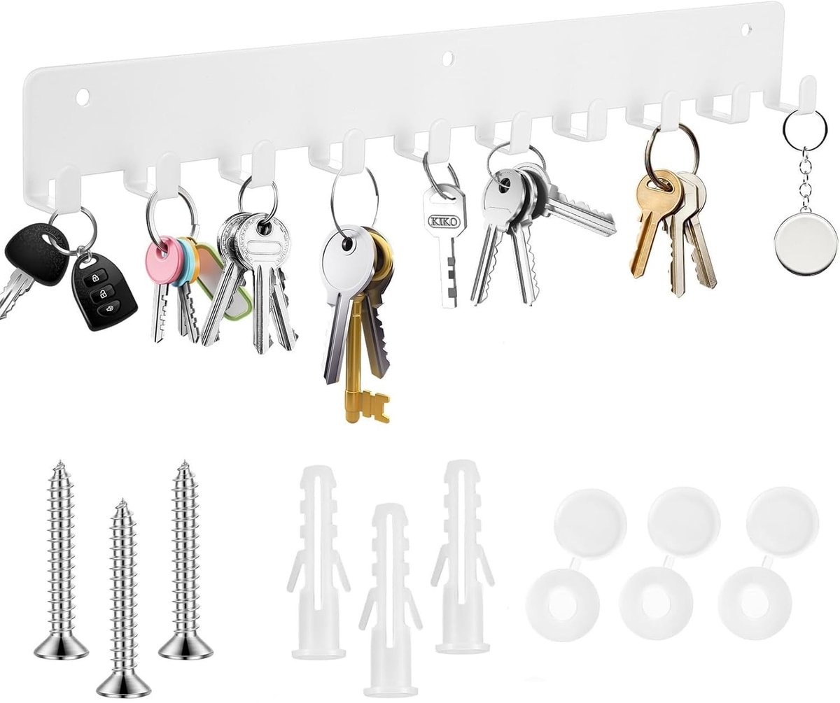 Solidchoice - Sleutelhanger met 10 Haken voor Muurmontage