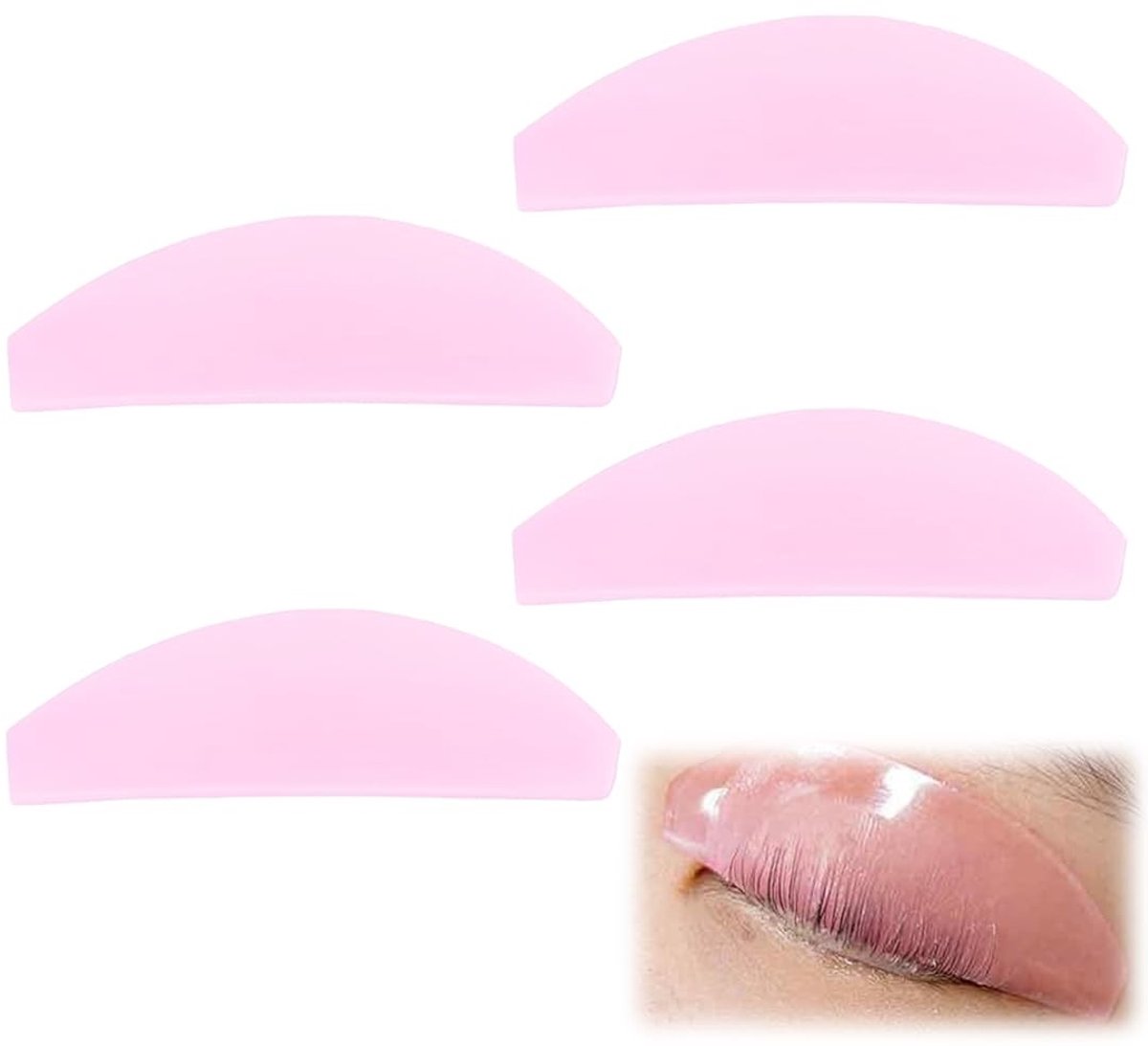 Solidchoice - Set van 4 Ultra Dikke Wimperlift Pads voor Salons