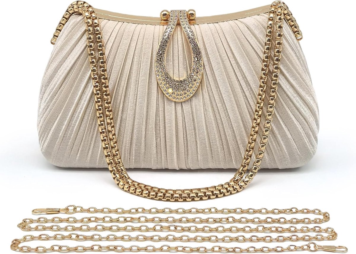 Pahajim Elegante clutch-tas voor dames, voor gasten, bruiloft, feest, avondevenement, ceremonie, banket - ShopVlot