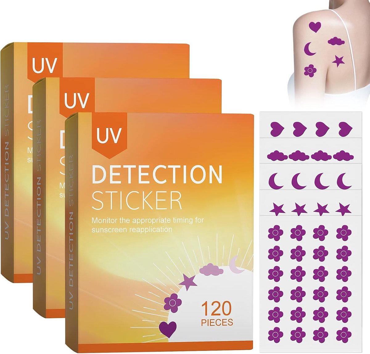 UV-detectiepleisters 360 stuks - waterdicht - herinnering zonnebrandcrème - ideaal voor strand - ShopVlot