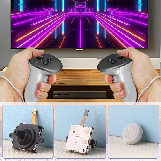 Joystick Vervanging - Thumbstick Caps - Controller Reparatie - Drift Correctie - 2 Stuks van Merkloos — afbeelding 4