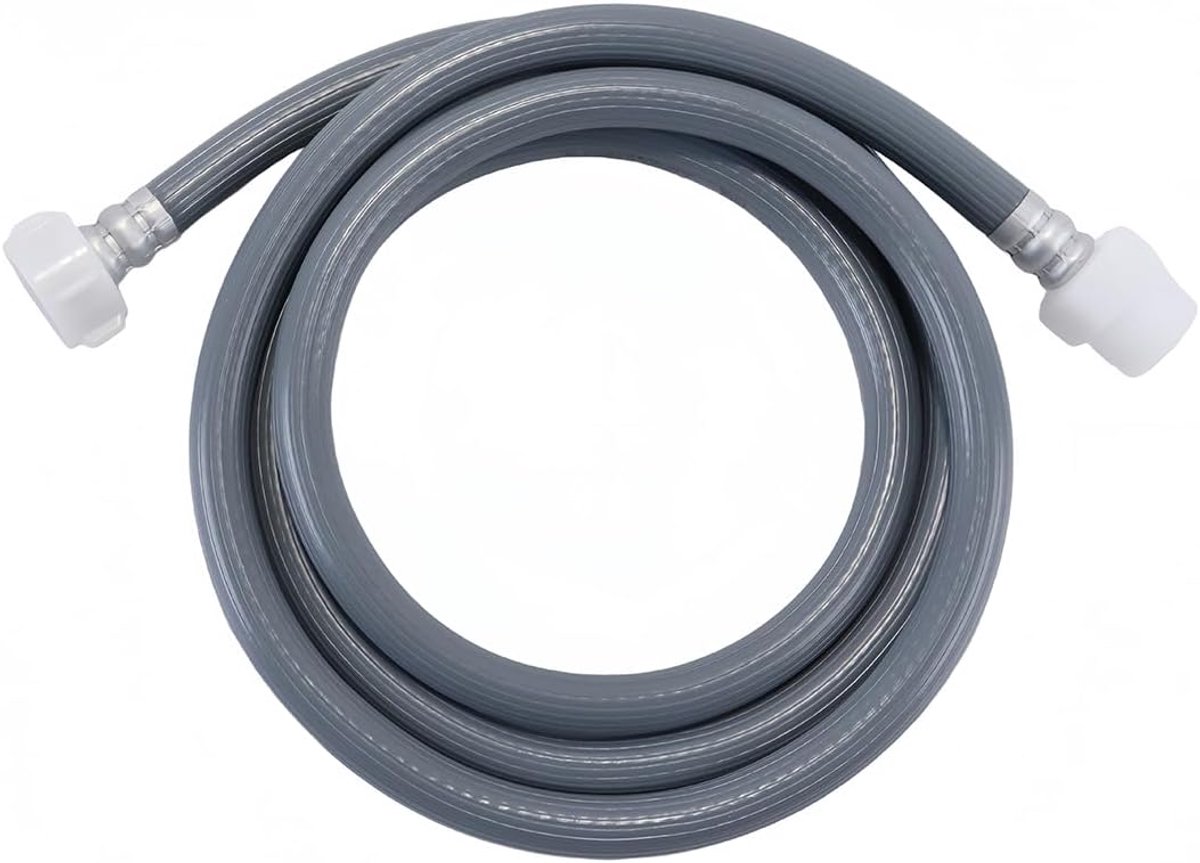 Wasmachine en vaatwasser slangverlenging 2 m - universele koudwaterinlaatpijp - 3/4 inch connectoren - ShopVlot