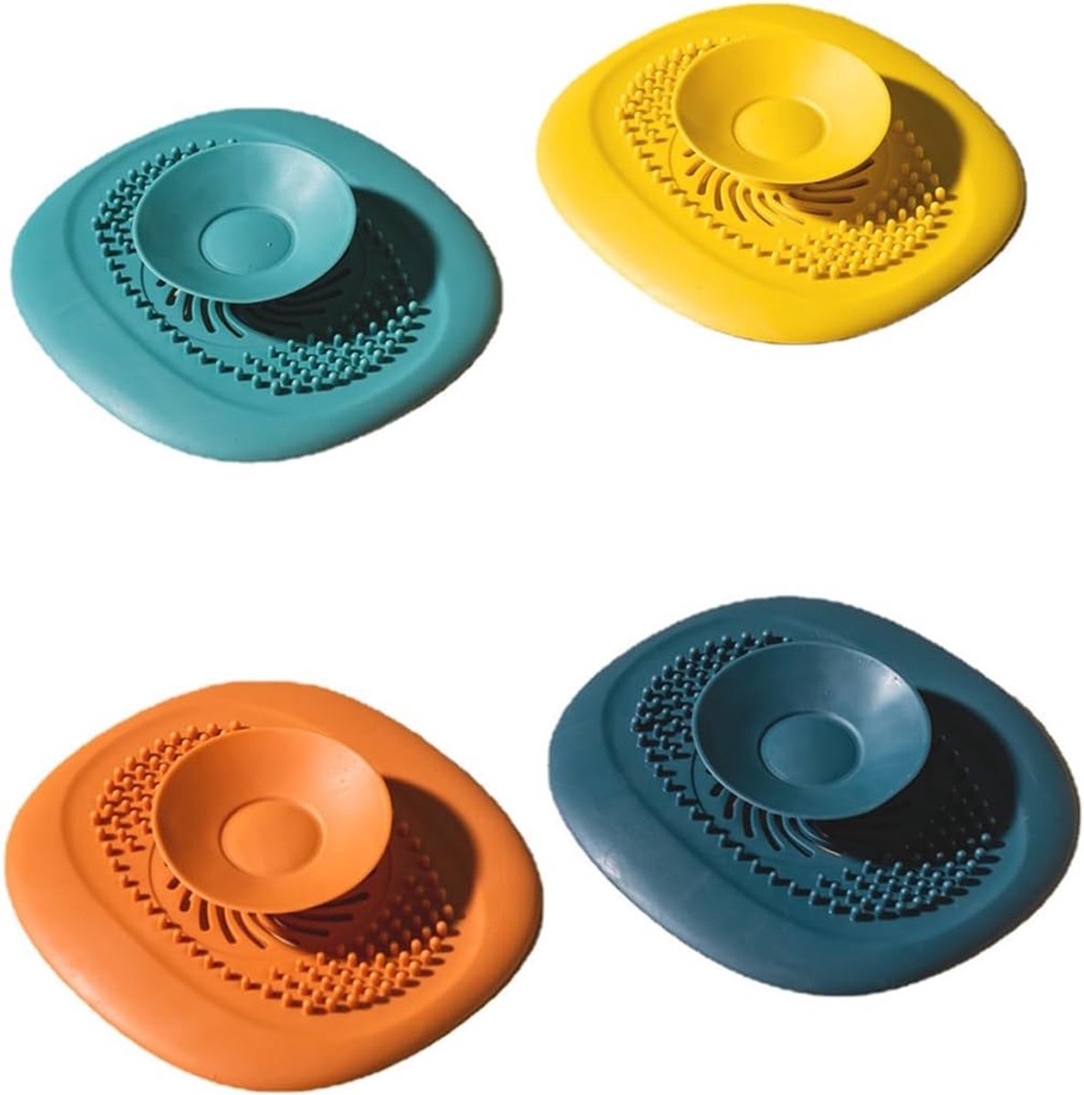 Douche haarfilter 2-in-1 - Siliconen afvoerfilter - Voorkomt verstoppingen - Ideaal voor douche en wastafel - ShopVlot