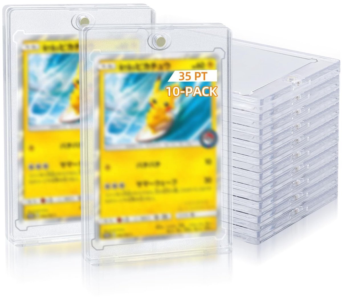 Solidchoice - Set van 10 Magnetische Kaartbeschermers met UV-bescherming