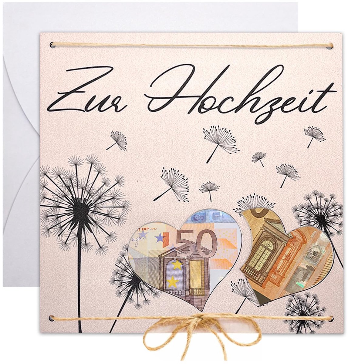 Solidchoice - Geld Geschenkdoos met Enveloppen en Gelukscharms