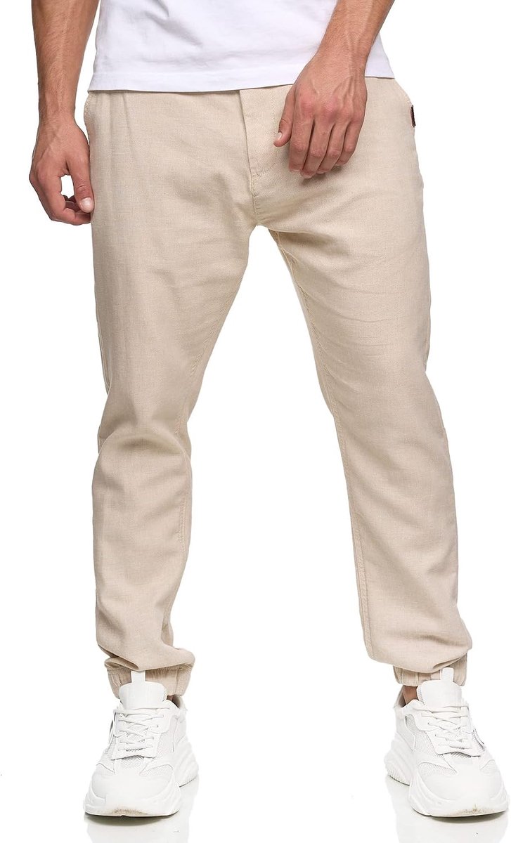 Herenbroek Blnda - Linnen & Katoen - Ademend en Comfortabel - Perfect voor de Zomer - ShopVlot