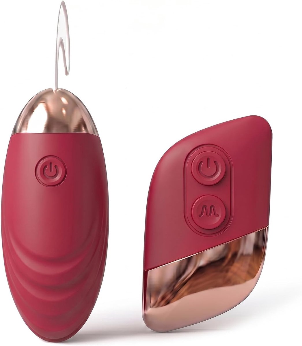 Vibrator met afstandsbediening voor stellen en vrouwen, vibrerend ei met afstandsbediening (12 standen) voor G-spot en - ShopVlot