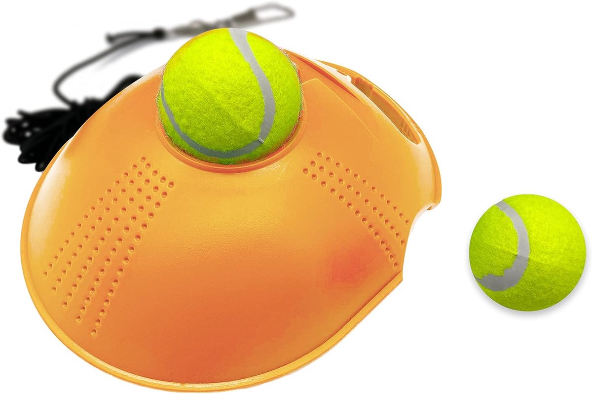 Alephnull Tennis Trainer with Bouncing Balls Tennis Trainer with Elastic Cord for Children and Beginners - ShopVlot