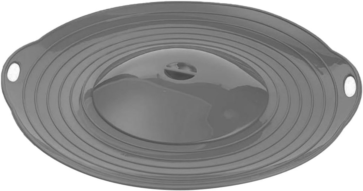 29cm Spill Stop Lid Cover, Silicone Splash Guard for Pans and Pots between 15-28cm Diameter to Prevent Cooking - ShopVlot