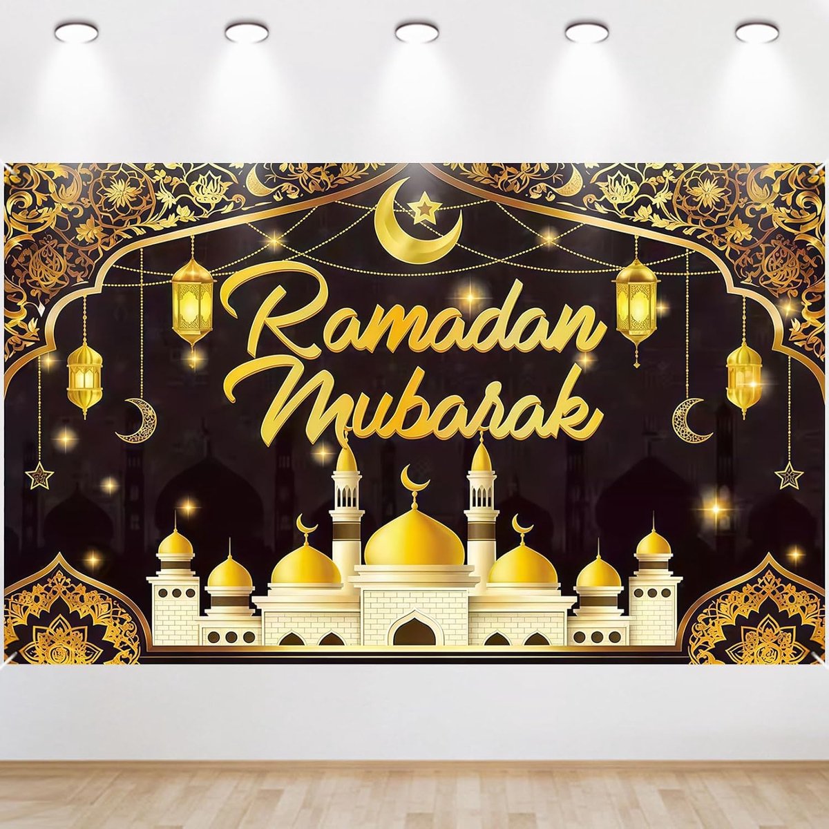 Ramadan Mubarak Background Banner - ShopVlot
