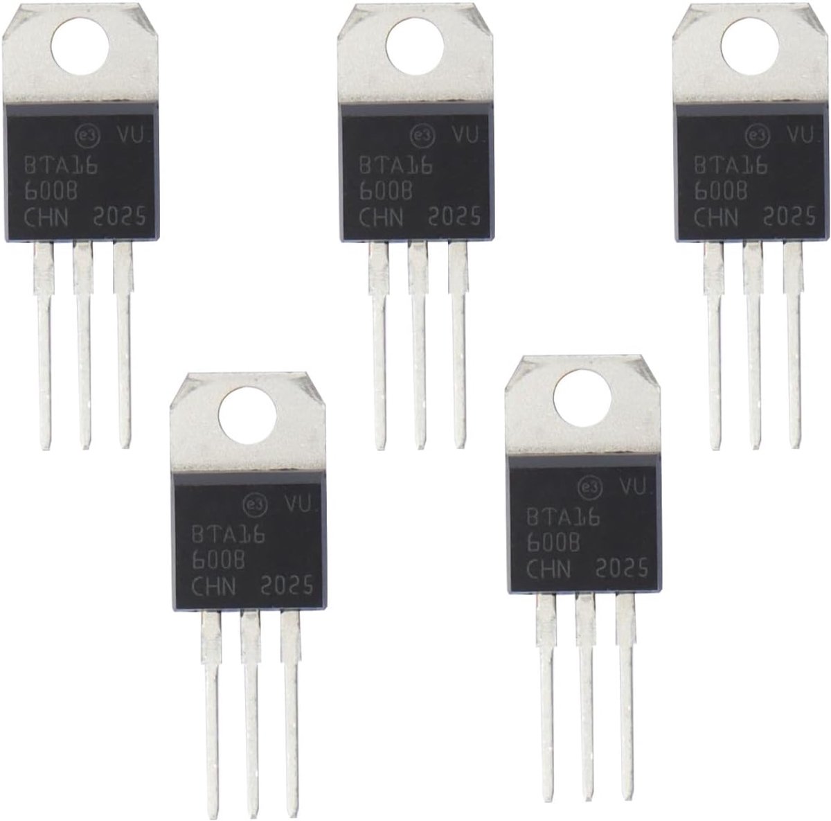BTA16-600B High Performance Thyristor, BTA16-600B TRIAC Bidirectional Transistor, Gate Trigger, 1.3 V 100 MA - ShopVlot