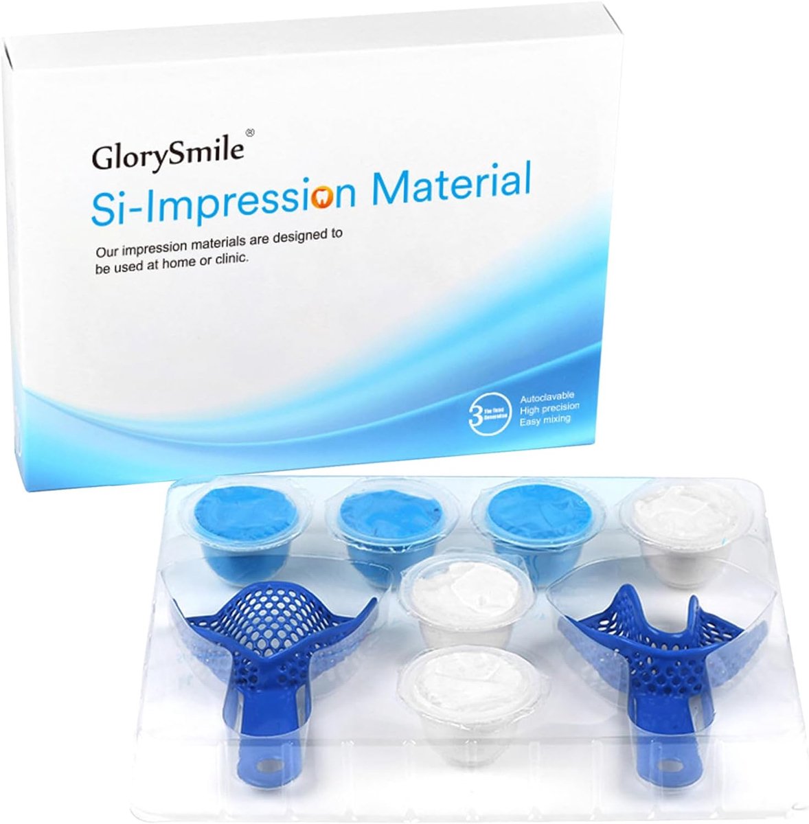 Dental Printing Trays Set van 2 - Hoogwaardige Herbruikbare Mallen - Geschikt voor Diverse Materialen - ShopVlot