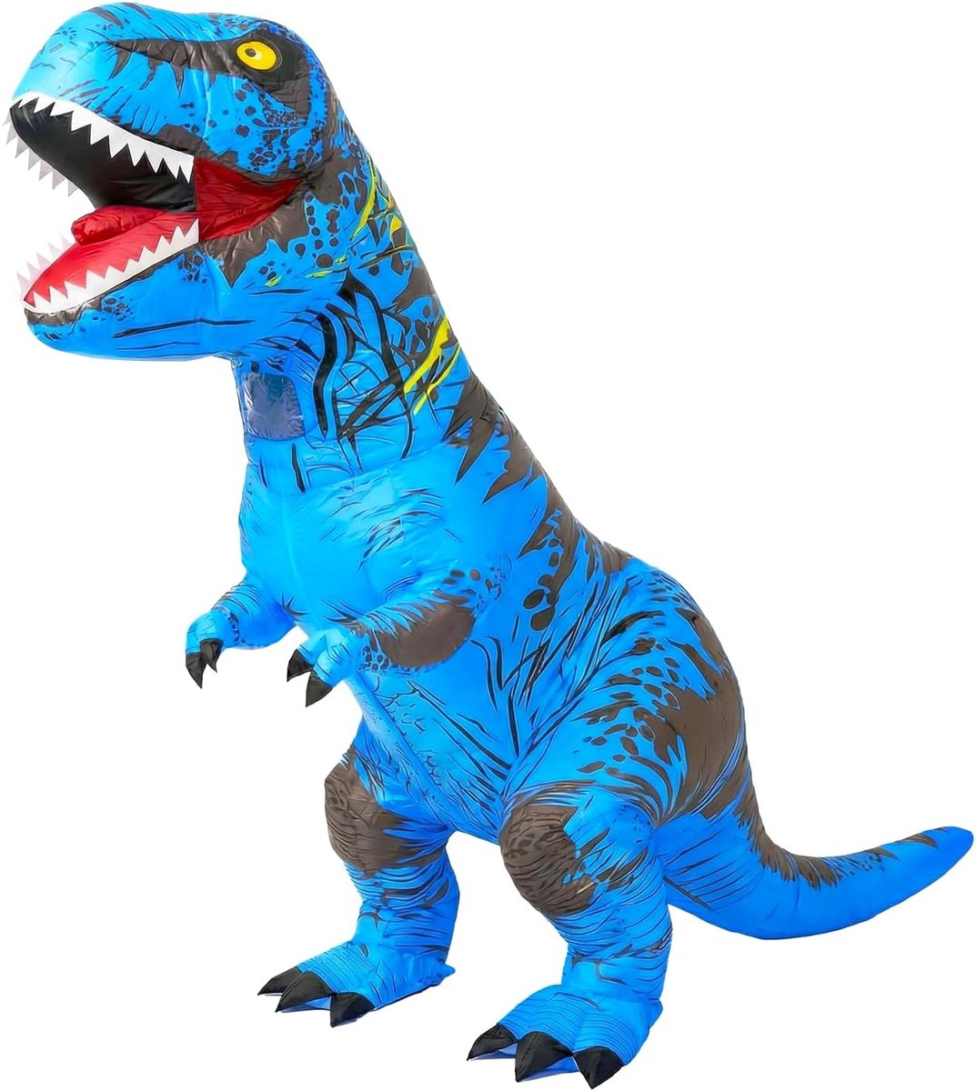 JASHKE Opblaasbaar T-rex Kostuum Opblaasbare Dinosaurus Kostuums voor Volwassenen Opblaasbare Halloween Kostuums - ShopVlot