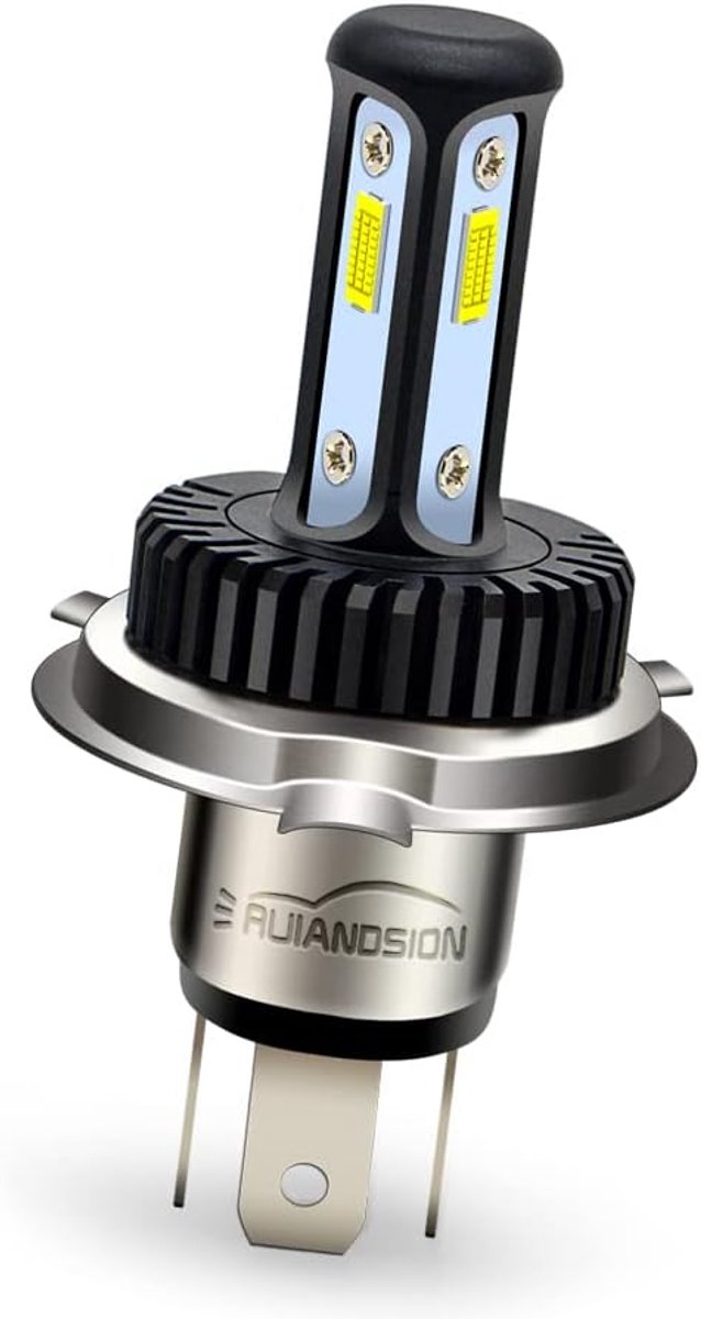 Motorfiets LED koplamp P45T - superhelder wit - AC/DC 12-24V - eenvoudig te installeren voor motoren - ShopVlot