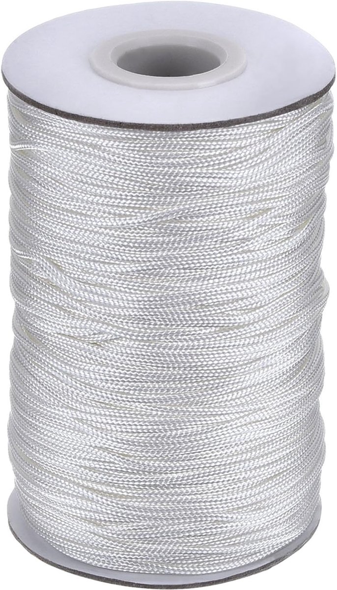 109 Yards/Roll White Braided Lift Hood Cord for Aluminum Blind Shade Garden Plant and Crafts (1.5mm) by XUTONG - ShopVlot