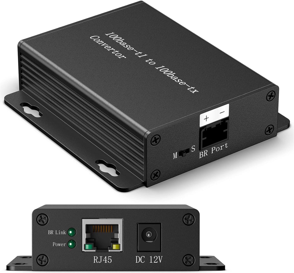 100BASE Ethernet Media Converter Device 2-Wire BroadR-Reach (100BASE-T1) to Fast Ethernet (100BASE-TX) Automotive IEEE - ShopVlot