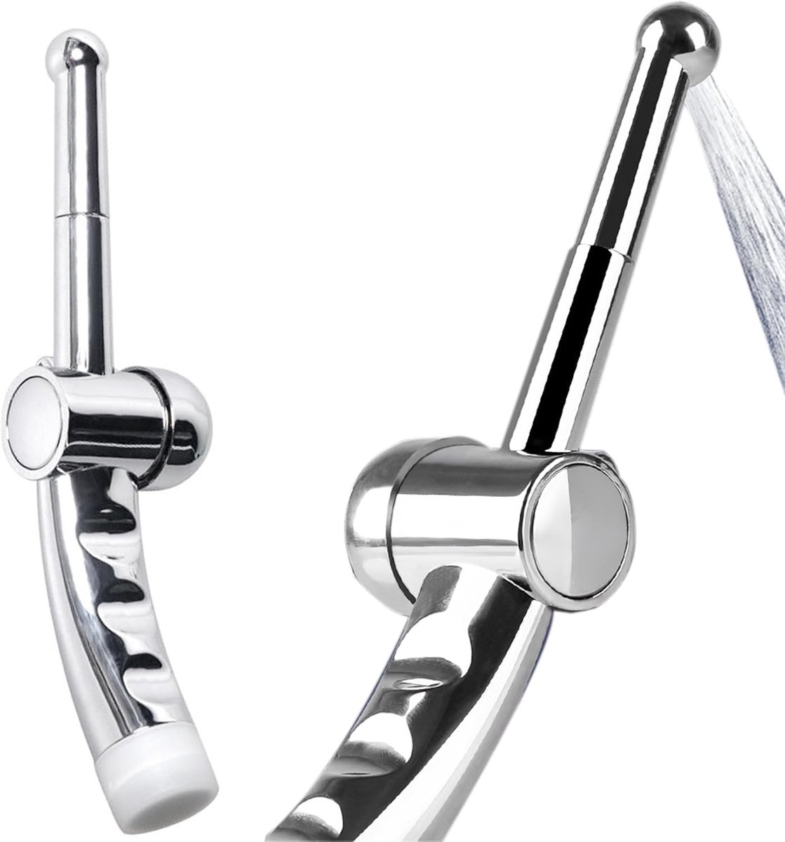 Bidet Handdouche - Douchekop Toilet - Hygiënisch Reinigen - Instelbare Waterdruk - G1/2 Aansluiting - Zilver