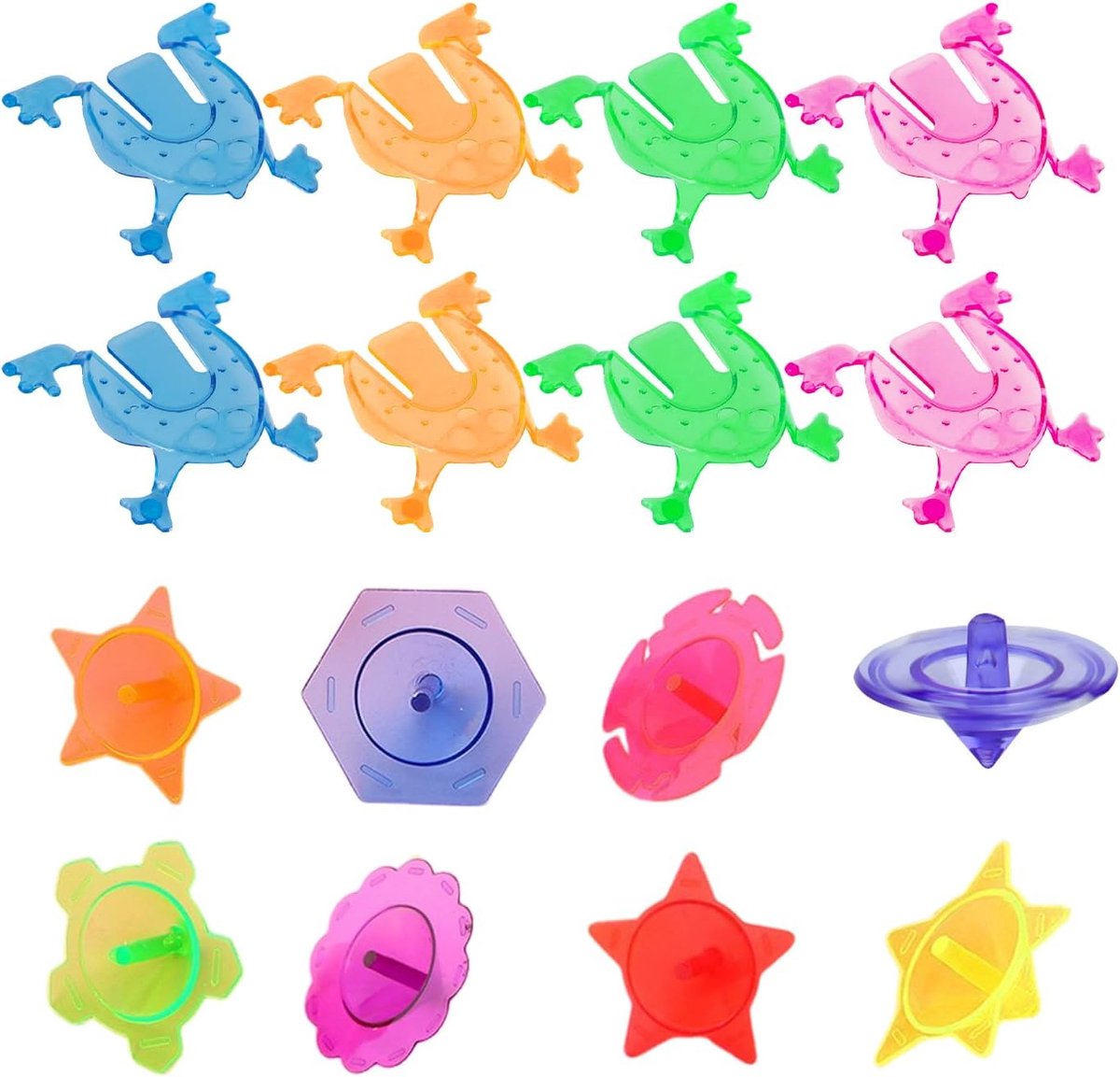 Kikkerspeelgoed 30 stuks - Mini kikkers 5,5 cm - Zacht springkikkerspeelgoed - Voor feestspelletjes - ShopVlot