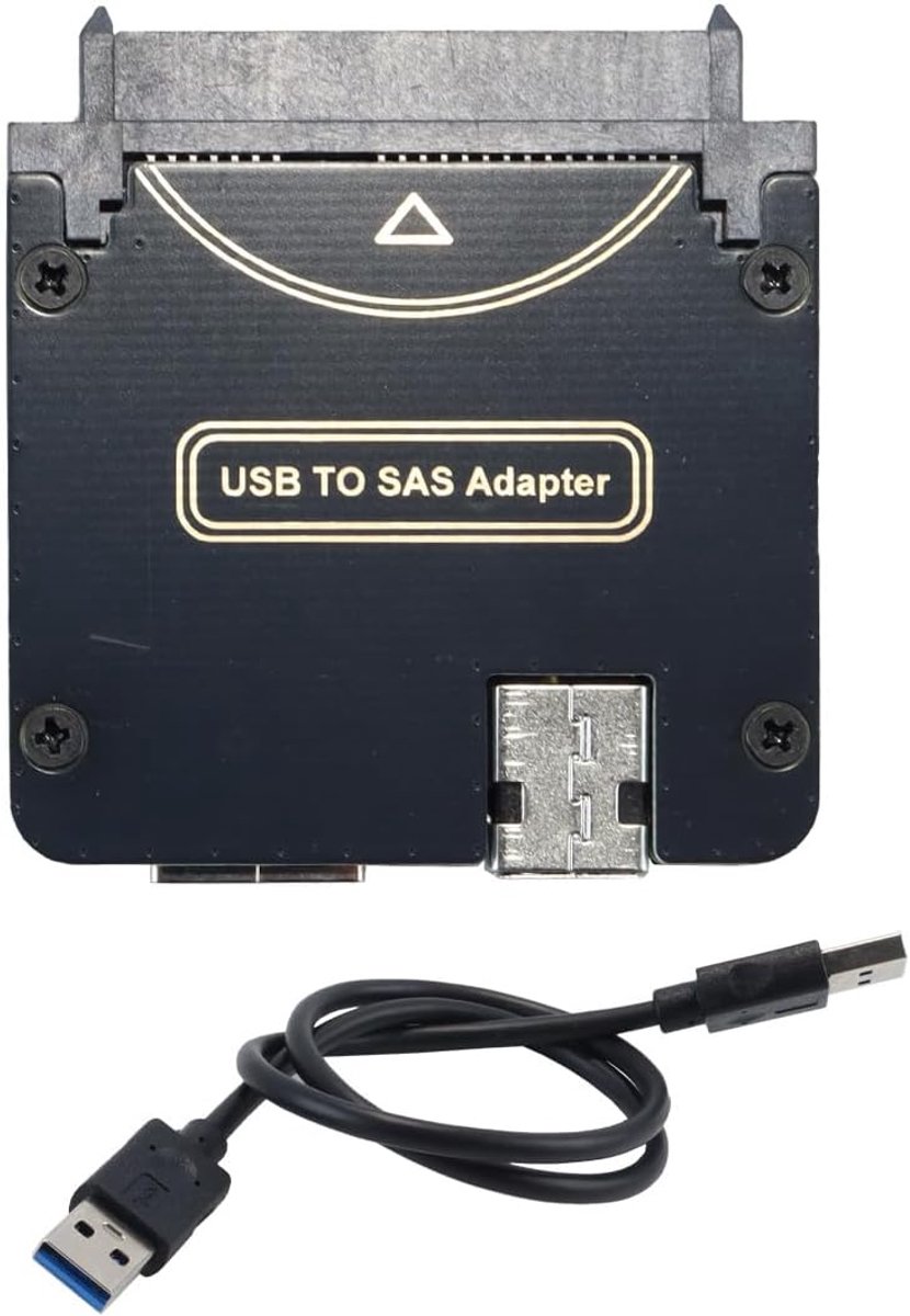 USB 3.0 naar SAS adapter - SFF-8482 conversie - ondersteunt Win7, Win10, Win11 en Linux - ShopVlot