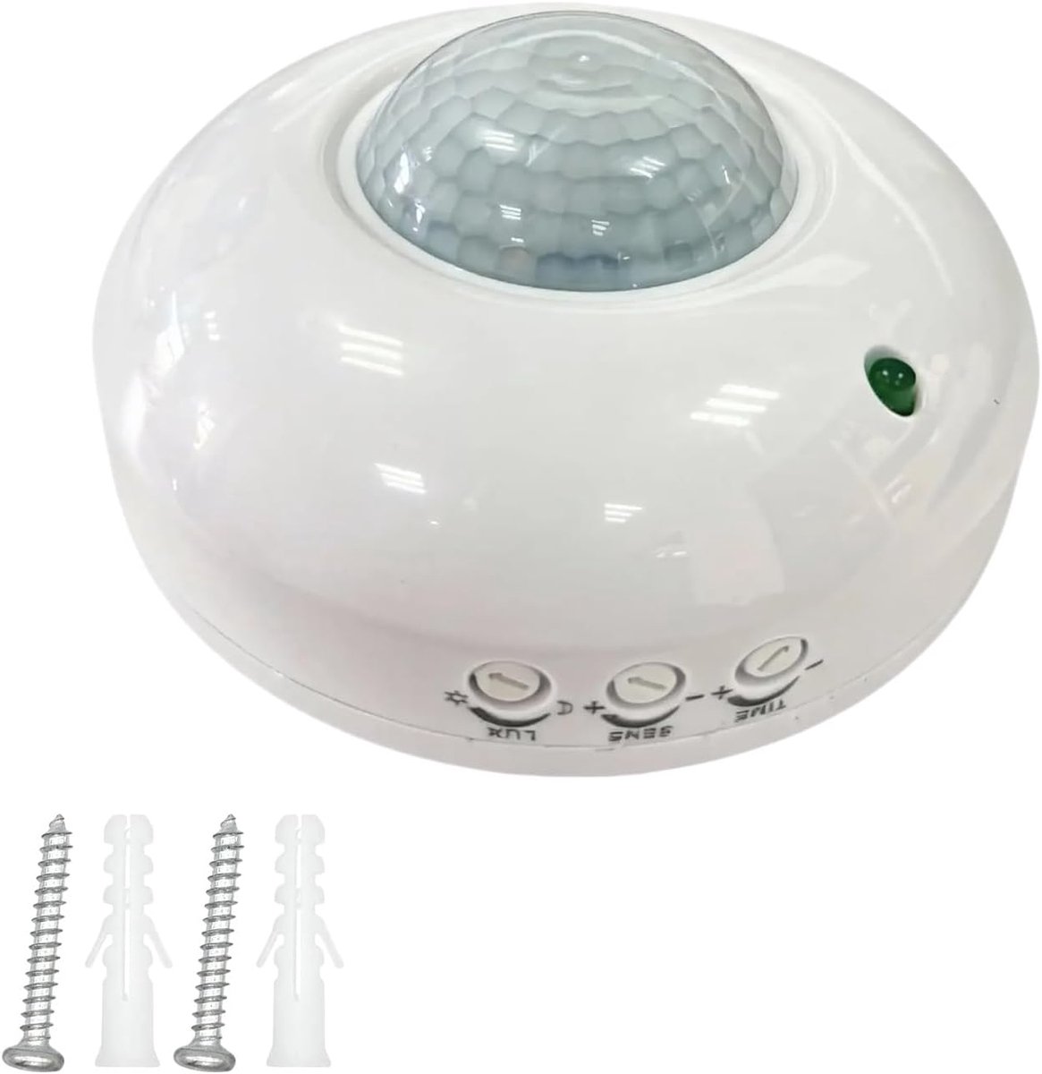Aanwezigheidssensor plafondmontage - hoge gevoeligheid - PIR bewegingsdetector - ideaal voor binnenruimtes - ShopVlot
