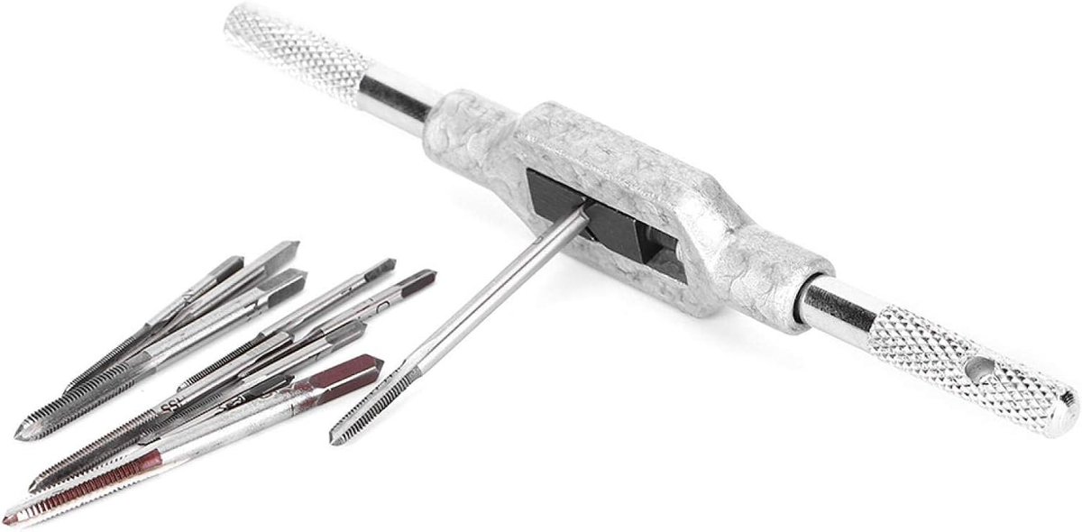 Mini draadboor M1-M3.5 - 11-delige set - slijtvast en hittebestendig - voor nauwkeurige draadverbindingen - ShopVlot