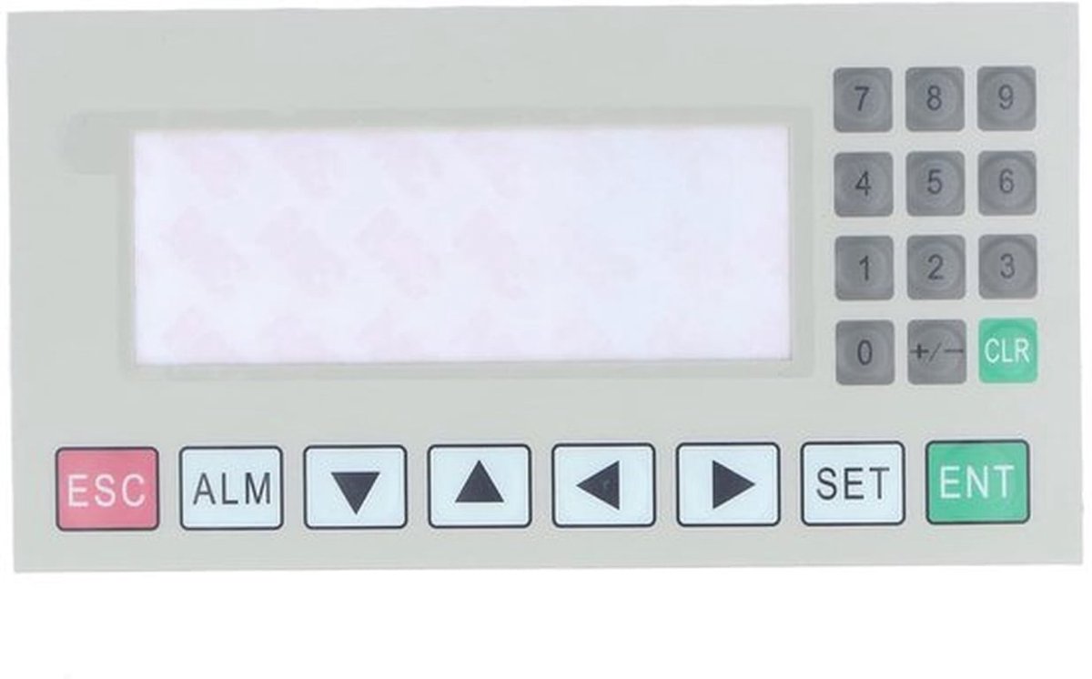 Membraantoetsenbord met Transparante Plastic Folie