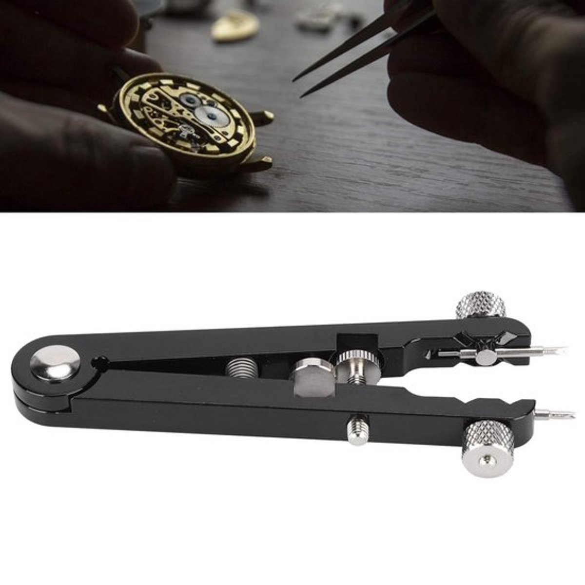 Horloge Band Tool Professionele Reparatie - Horloge Band Inkorter - Horloge Gereedschap Set - Duurzaam Aluminium - Klein en Draagbaar - Eenvoudig in Gebruik