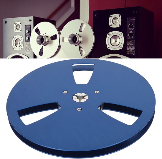 Lege 1/4 7 Inch Tape Reel voor Reel-to-Reel Spelers, Aluminium Legering, Universele Vervangingsonderdeel voor Geluidsopnames, Ideaal voor Audioliefhebbers en Professionele Gebruik — afbeelding 4