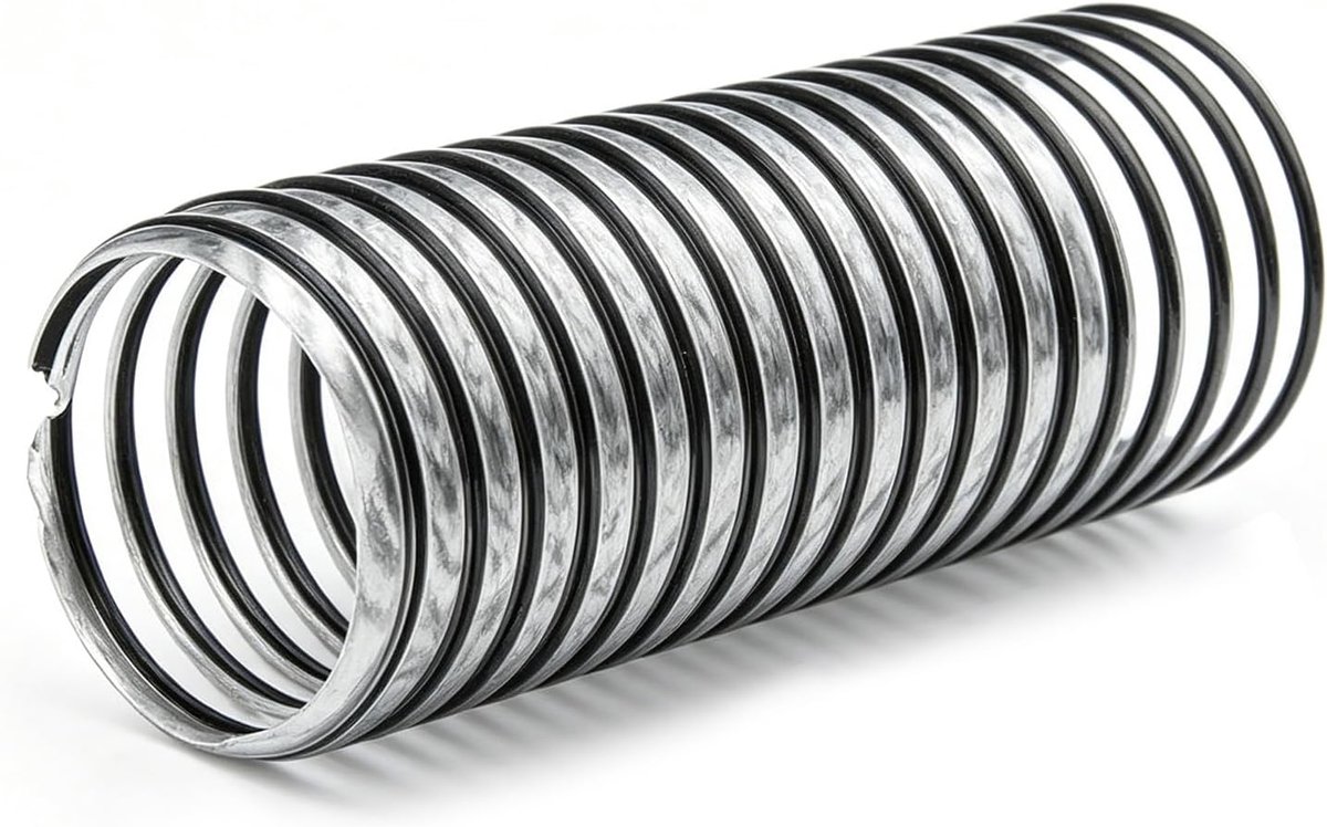 Stofzuigbuis Vervangbuis 14,6 cm - Zwart met Transparante Binnenkant - Sterk & Duurzaam - Herstel Zuigkracht - ShopVlot