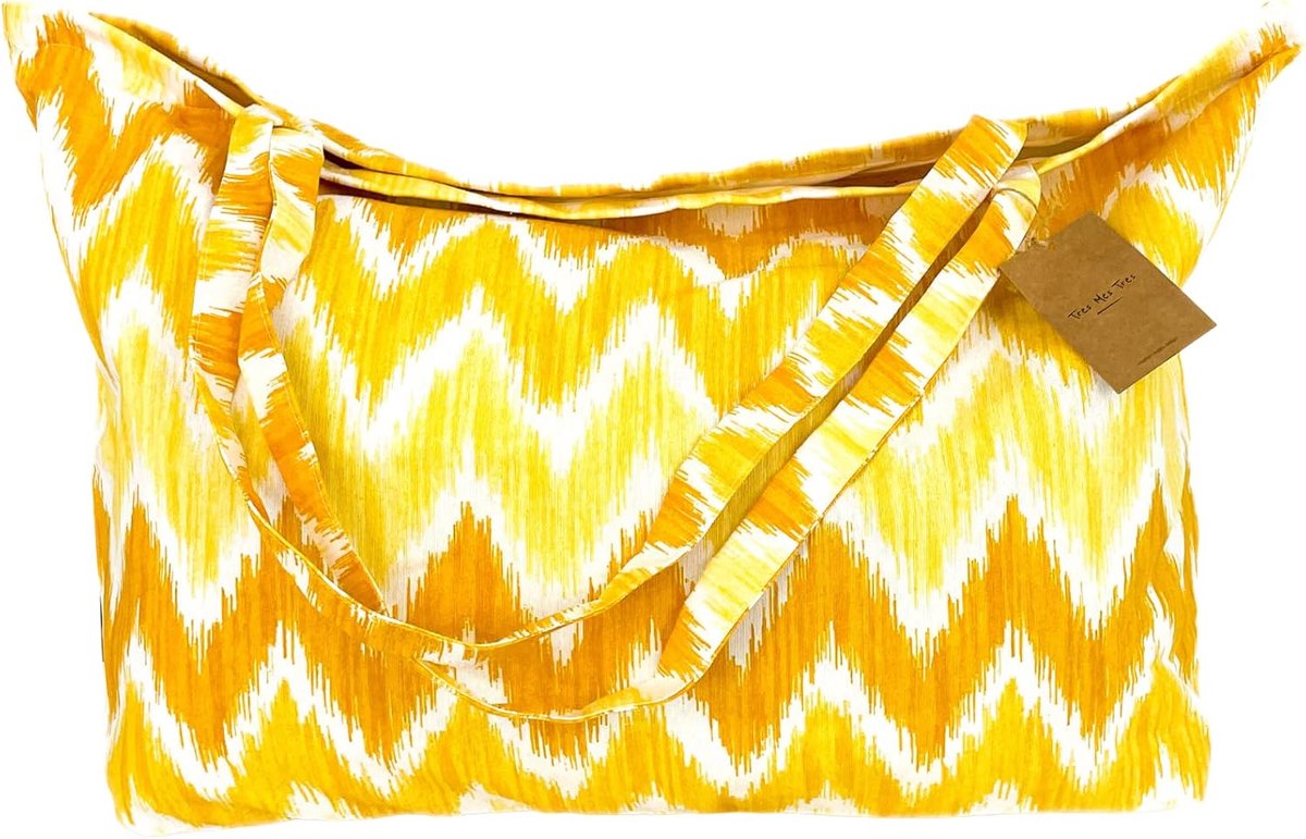 Strandtas voor Dames - Grote Tote Bag XXL - Van Stof - Ideaal voor Zomer en Zwembad - ShopVlot