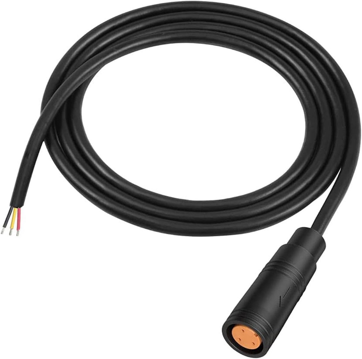 Verlengsnoer 3-polig 1m - Waterproof PVC - E-Bike aansluiting - Bescherming tegen water - ShopVlot