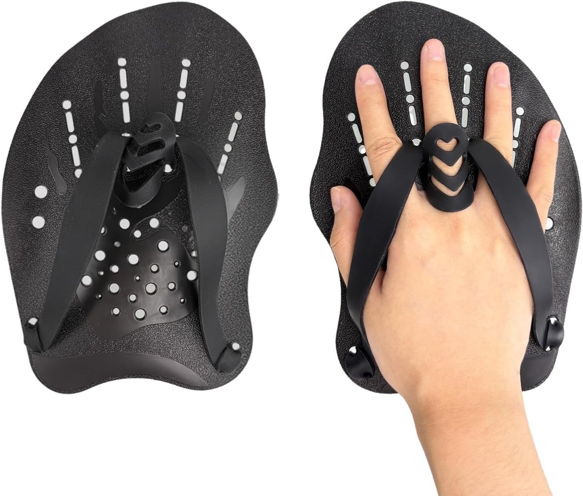 Zwempaddle 1 paar - handpeddels - uniseks - ideaal voor training - ShopVlot