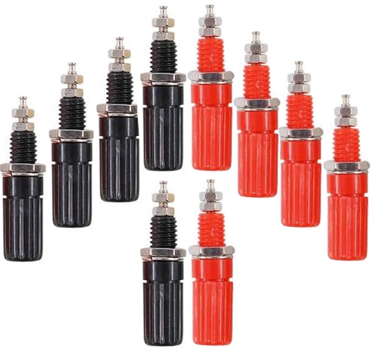 Speakerkabel 10pcs - Banana Plug Female Connector - Geschikt voor 4mm - Ideaal voor audioverbindingen - ShopVlot