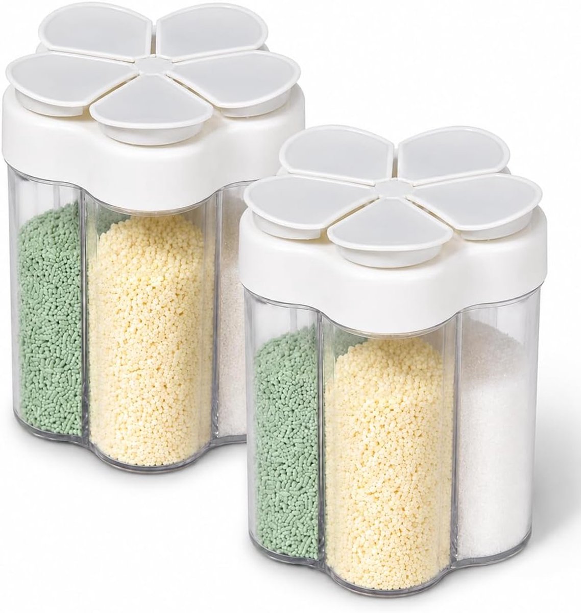 Kruidendispenser 5-in-1 - Luchtdicht - Beschermd tegen vocht en stof - Ideaal voor barbecues en kampeeruitjes - ShopVlot