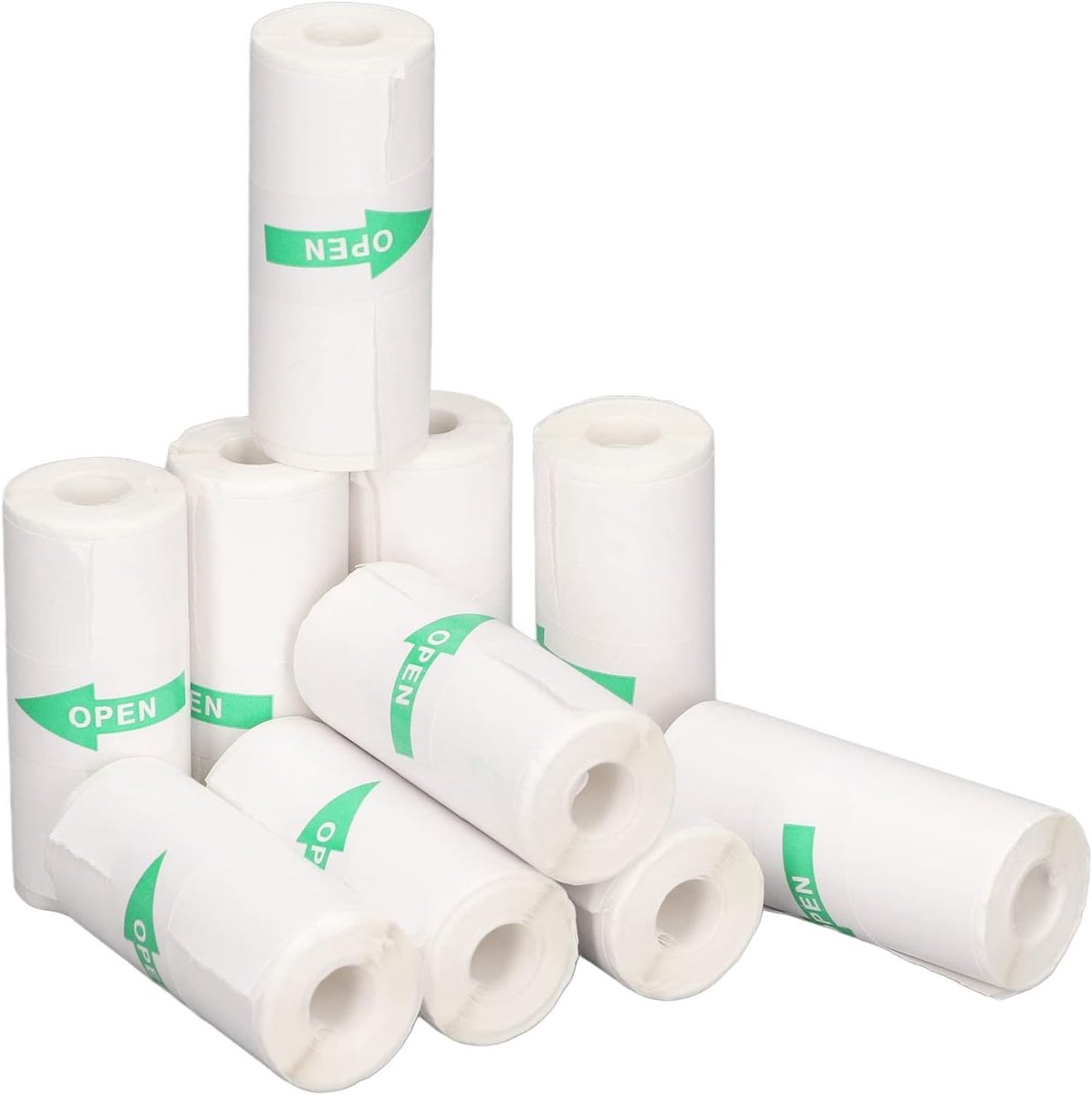 Thermisch papier 57x25mm - 10 rollen - Hoogwaardige kwaliteit - Geschikt voor mini thermische printers - ShopVlot