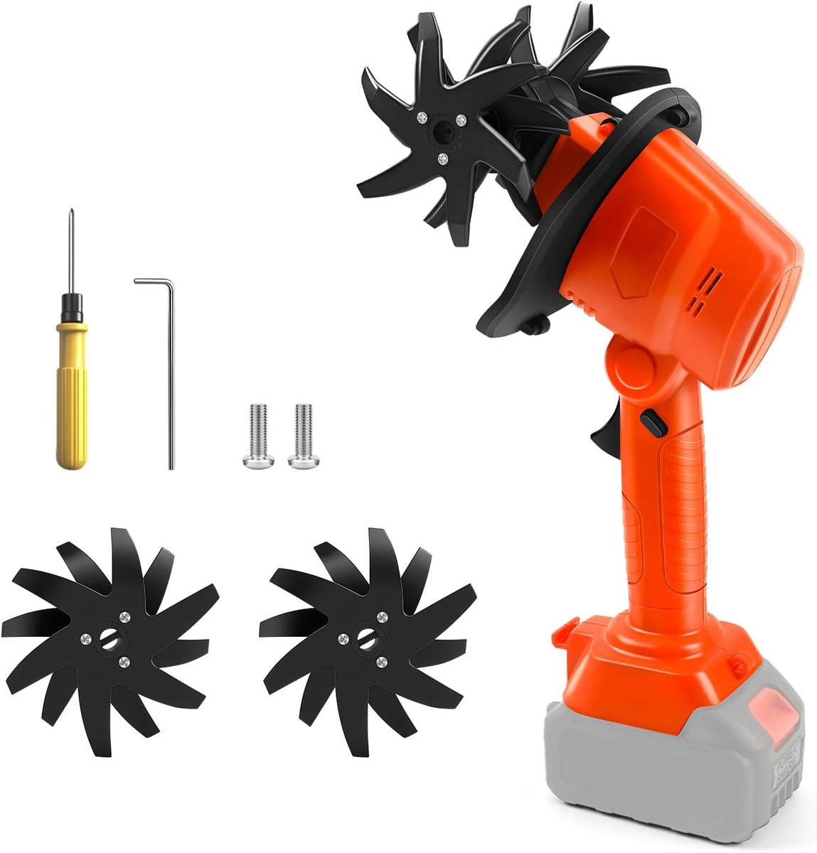 Draadloze handfrees 550 W - 10 cm freesdiepte - 10 cm freesbreedte - voor flexibele tuinwerkzaamheden - ShopVlot