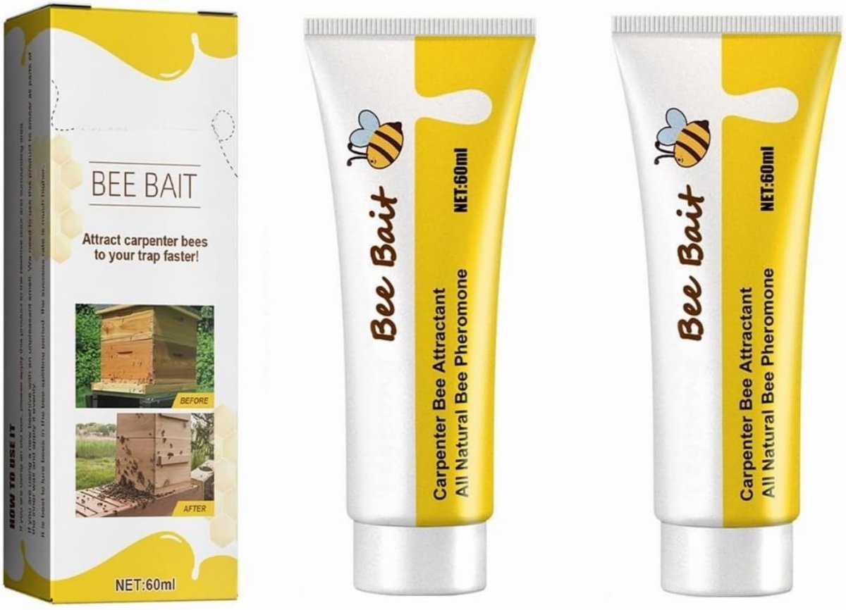 Bijenlokmiddel 60ml - 2 stuks - hoogwaardig materiaal - ideaal voor bijenkorven - ShopVlot