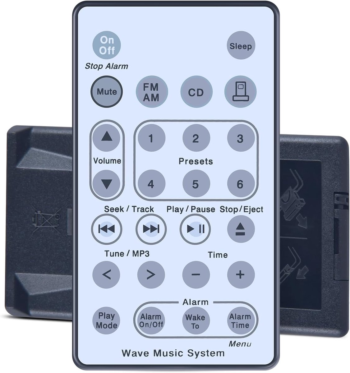 Vervangende afstandsbediening geschikt voor Bose Wave Music System AWRCC1 AWRCC2 AWRCC3 AWRCC4 AWRCC6 - ShopVlot