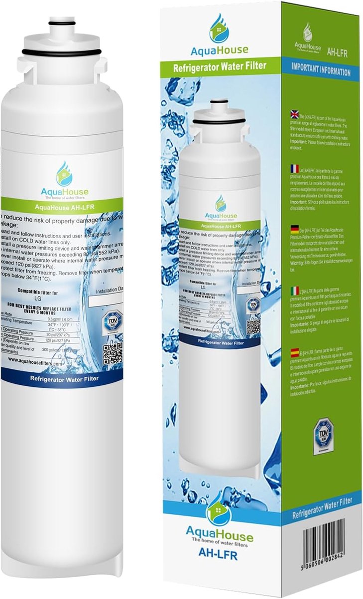 Waterfilter voor koelkast M7251242FR-06 - Compatibel met LG modellen - Verbeterde waterkwaliteit - ShopVlot