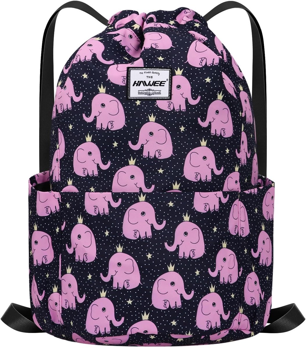 Waterproof Drawstring Backpack Inner Pocket Large Gym Bag Drawstring Daypack Drawstring Bag Sports Bag Unisex for - ShopVlot