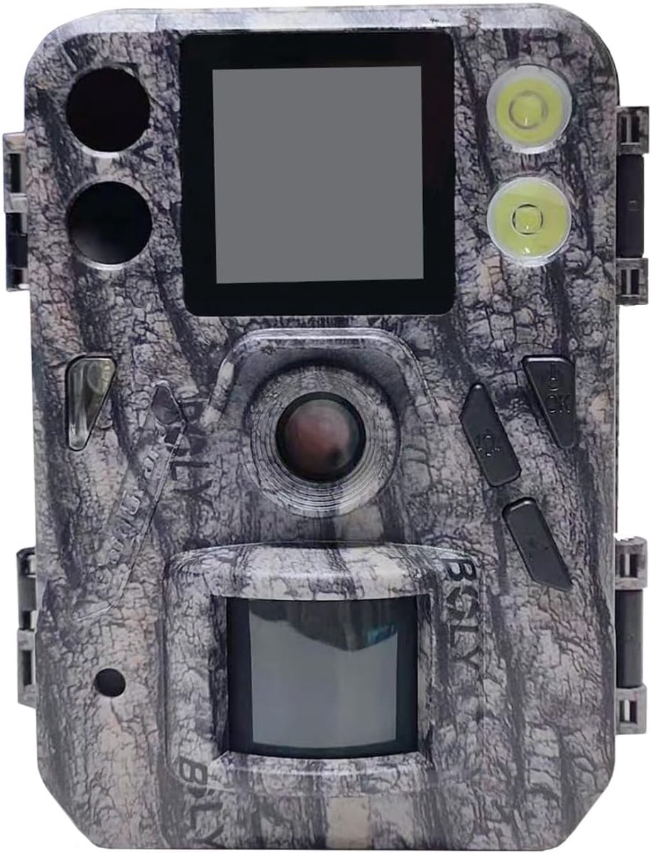 BolyGuard Wildcamera, 37 m, 4K, outdoor, nachtzichtcamera met bewegingsmelder en kleurennachtzicht, IP66 waterdicht - ShopVlot