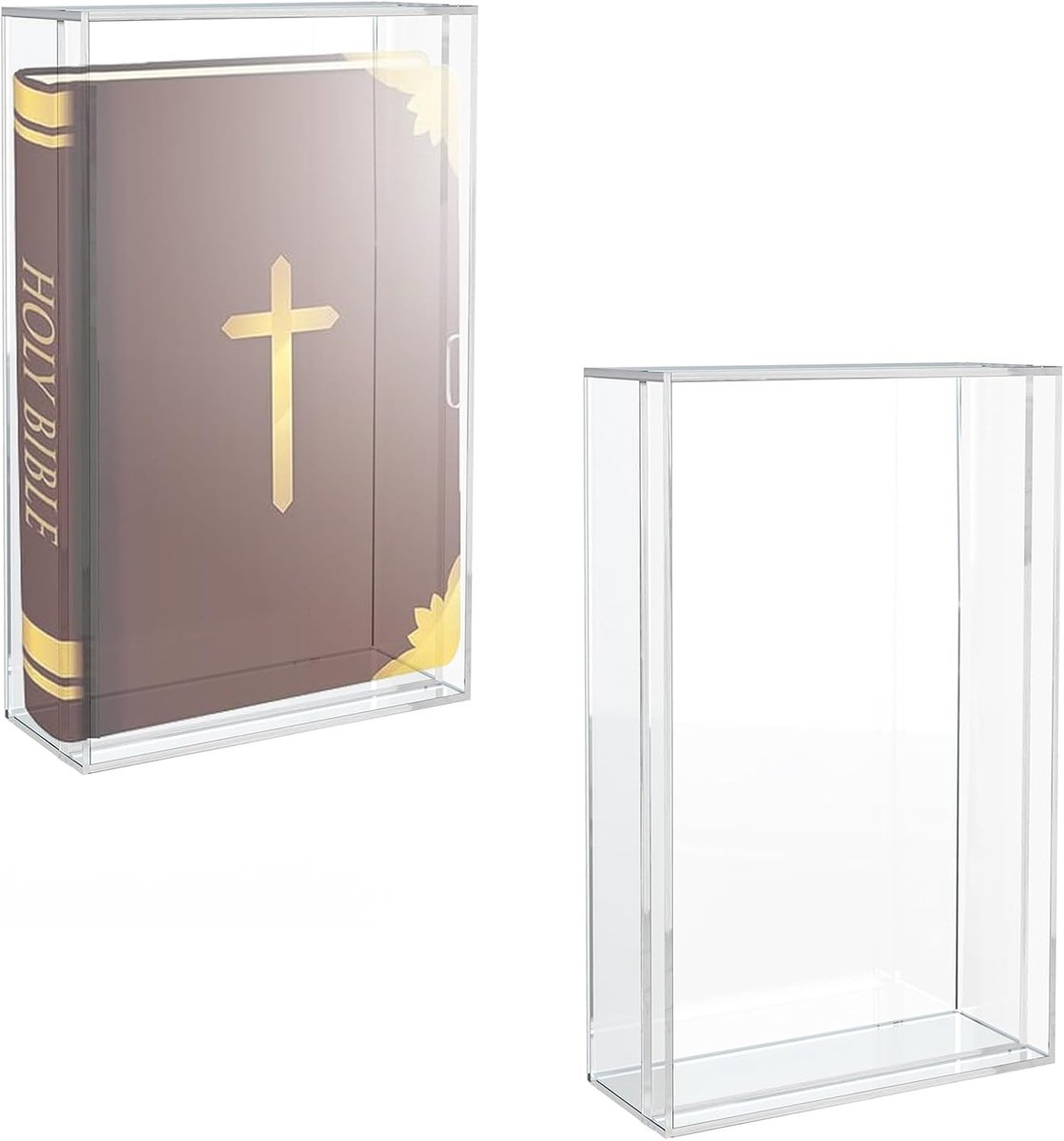 Bible display case transparent display case for Bible 26x18x6cm - ShopVlot