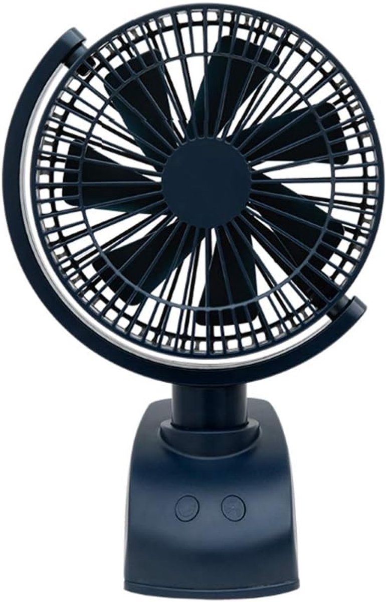 USB small fan small mini portable automatic head shaking 7 inch clip mute office desktop summer wind dormitory bed - ShopVlot