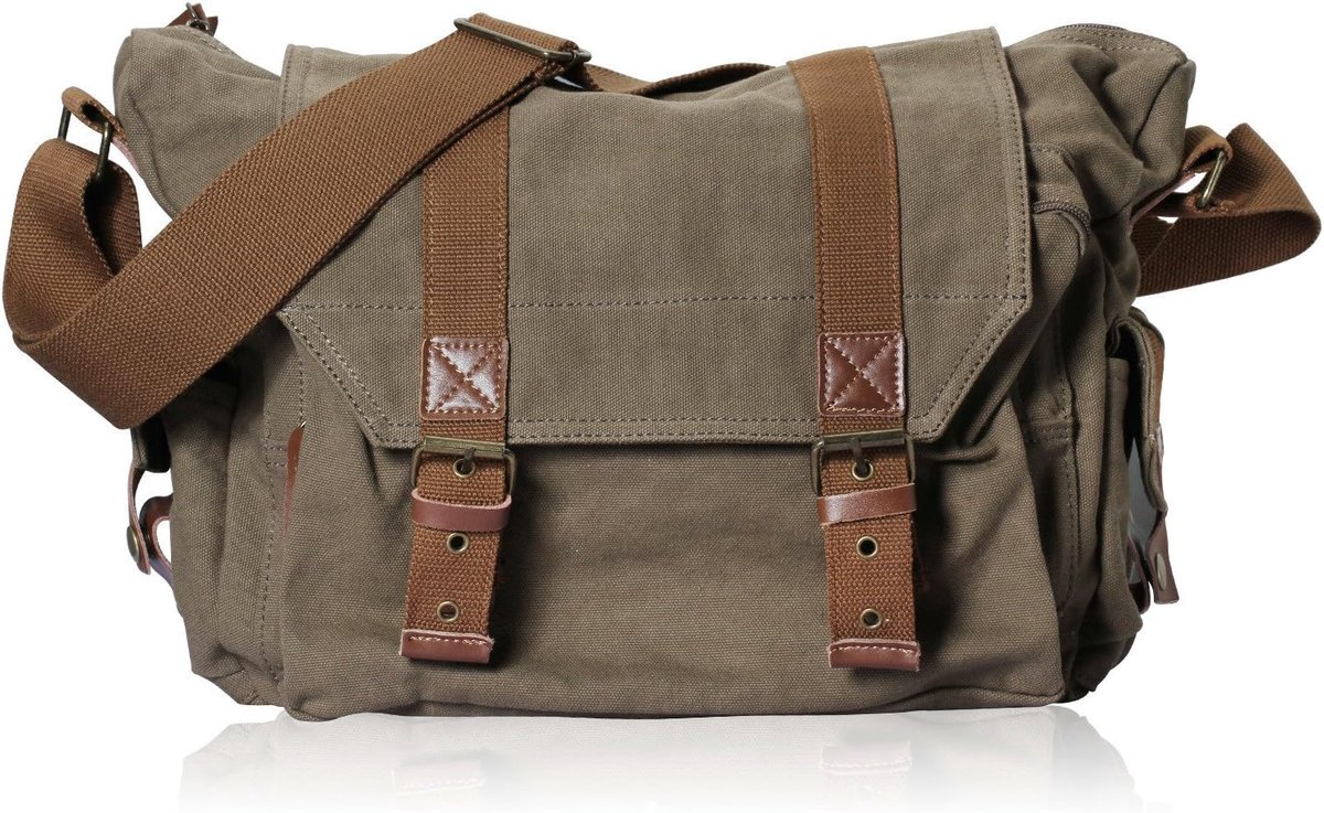DRF Retro Canvas Camera Case for 13.3 Inch Laptop BG22 - ShopVlot