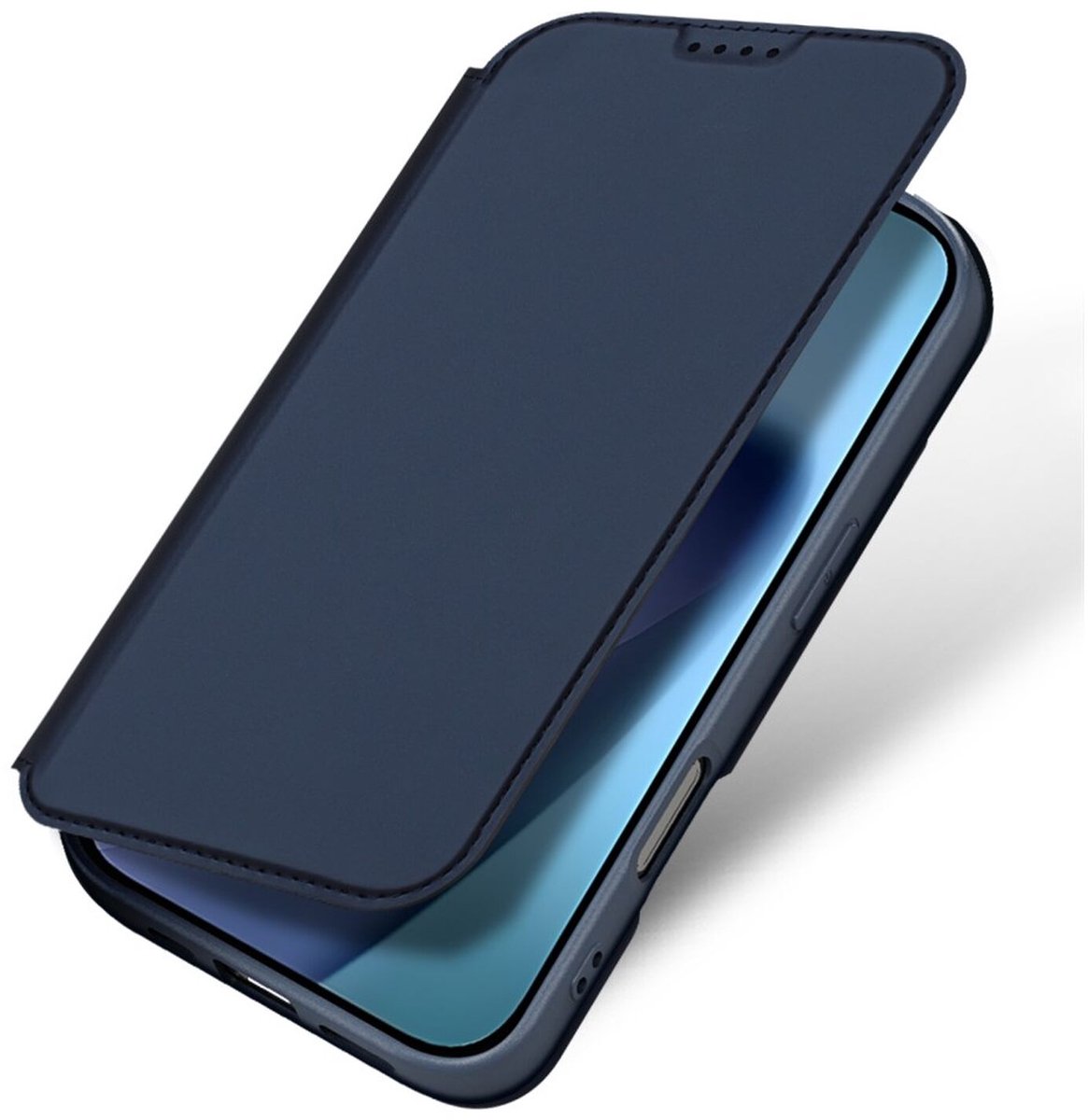 Dux Ducis Skin Pro Hoesje Geschikt voor Apple iPhone 17 | Book Case met Pasjeshouder | Portemonnee | Standaard | Blauw