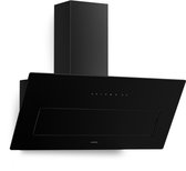 Klarstein SleekAir 90 cm schuine afzuigkap – krachtige afzuiging van 720 m³/u, OxyPure luchtzuiveringssysteem, touchscreenbediening, ledverlichting en energieklasse A+++