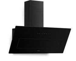 Klarstein SleekAir 90 cm schuine afzuigkap – krachtige afzuiging van 720 m³/u, OxyPure luchtzuiveringssysteem, touchscreenbediening, ledverlichting en energieklasse A+++