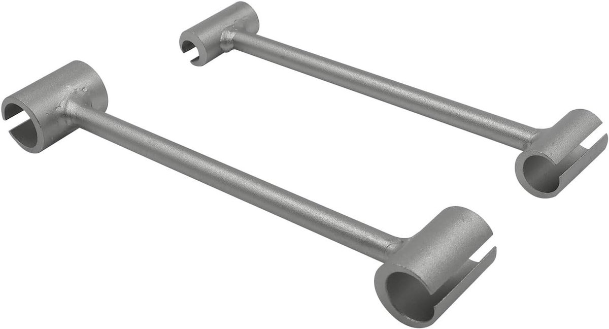 2 x Hinge Adjustment Tools voor Deur, Dubbel Hoofd, Hinge Gap Verstelgereedschap, Ideaal voor Vlagscharnieren, 14+19+23+25mm, Perfect voor Deuropening en Bending Tool