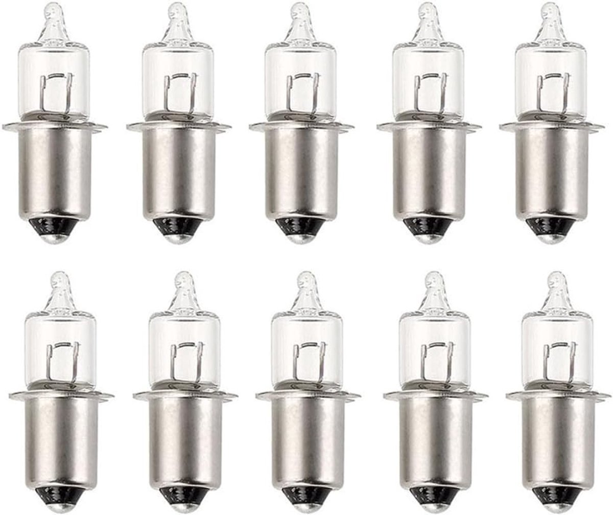 Vervangende Halogeen Fietslamp 6V 2.4W Warm Wit 2500K PX13.5s Socket voor Fietslampen en Fakkels