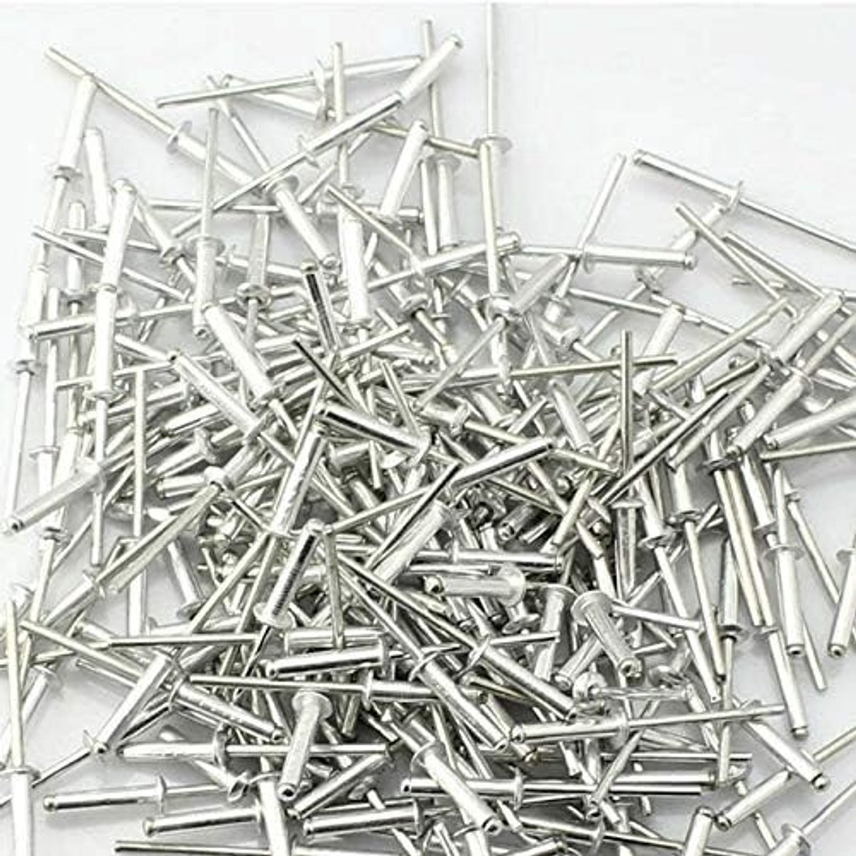 Aluminium Pop Rivets met Grote Flens en Open Einde, Blinde Rivets 2.4/3.2/4/4.8 mm, 50 Stuks voor Diverse Toepassingen